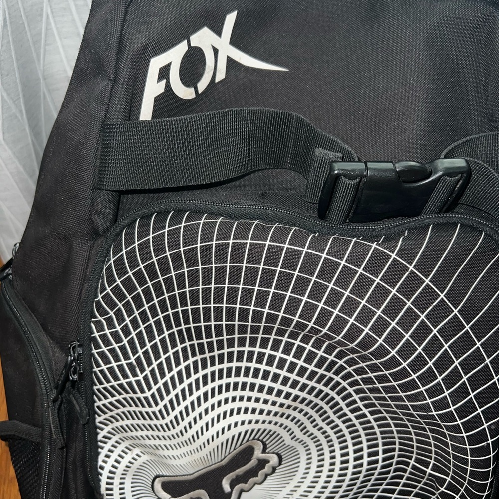 Fox Black and White Racing Backpack - Picture 5 of 6